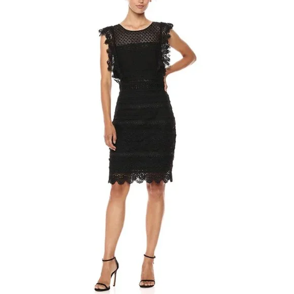 chinese dress ladies 90s Nicole Miller Little Black Dress